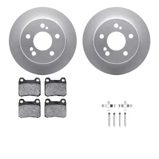 R1 Concepts WDUH1-63126 Carbon Series Brake Rotors W/ 5000 Oep Brake Pads & Hdw